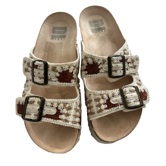 Chinese Laundry Pretends Crochet Sandal size 6.5 platform - Picture 1 of 5